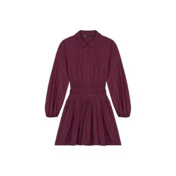Maje Long Sleeved Dresses Women's Purple