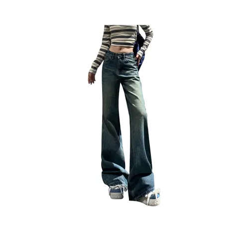 FAIRWHALE Jeans Women's Nostalgic Blue