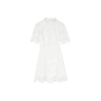 Sandro Short Sleeved Dresses Women's White