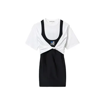 Alexander Wang Short Sleeved Dresses Women's White