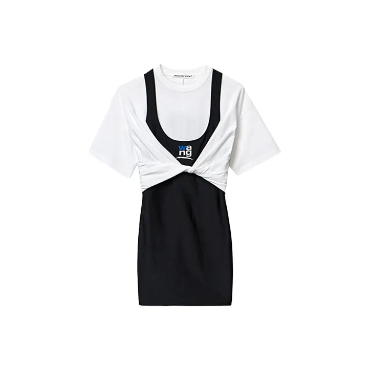 Alexander Wang Short Sleeved Dresses Women's White-0