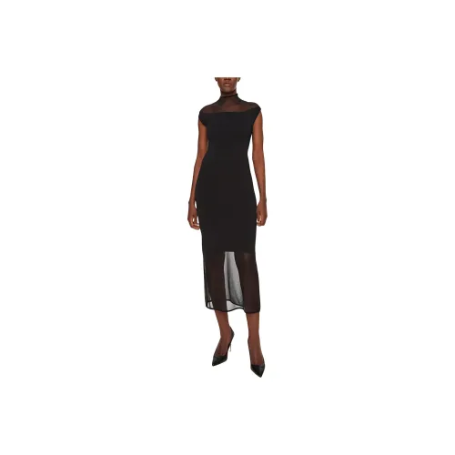 Calvin Klein Sheer panels Midi Dress