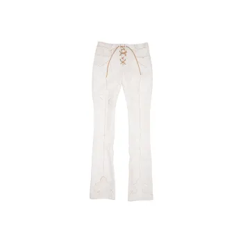 Acne Studios Leather Pants Women's White