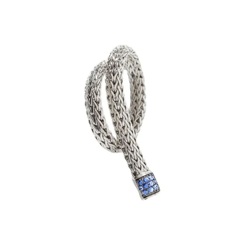 John Hardy Classic Chain 6.5mm Reversible Sapphire Pavé Bracelet-2