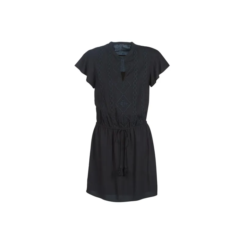 IKKS PARIS Short Sleeved Dress Women's Black-0
