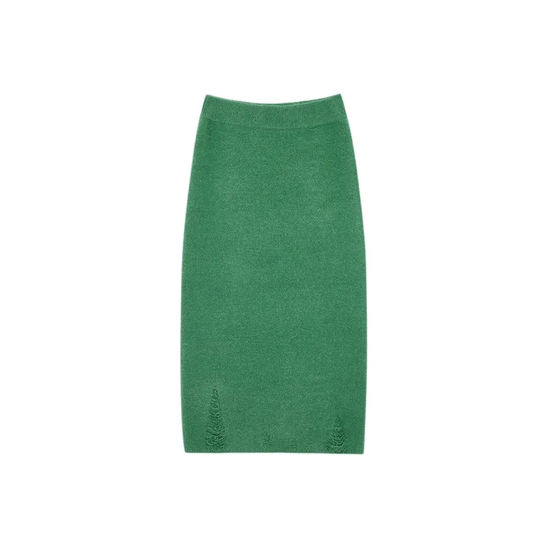 Ouyang Knit Long Skirts Women's-0