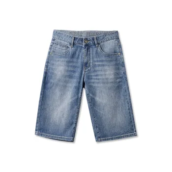 HLA JEANS Denim Shorts Men's Denim Blue Transitional Color Medium 01