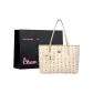 Ecru+Pendant+Shopping Bag