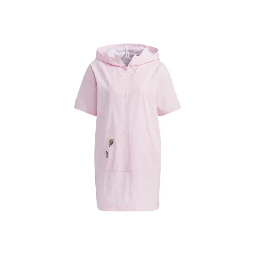 Adidas Neo Short Sleeved Dresses Women's Pink