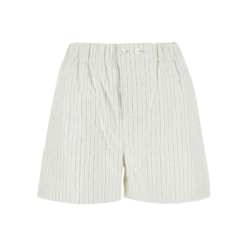 Bottega Veneta Pinstriped Shorts-0
