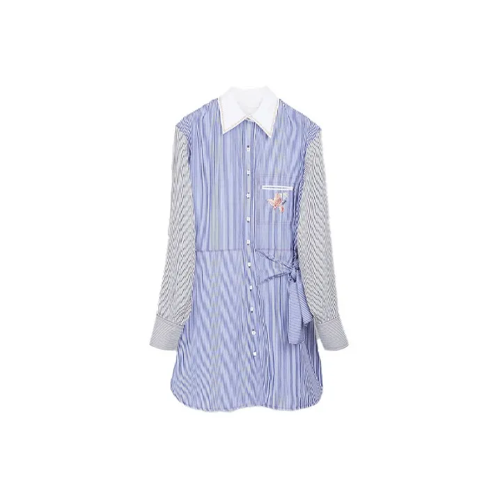 Chloé Pinstripe pattern Shirtdress-0
