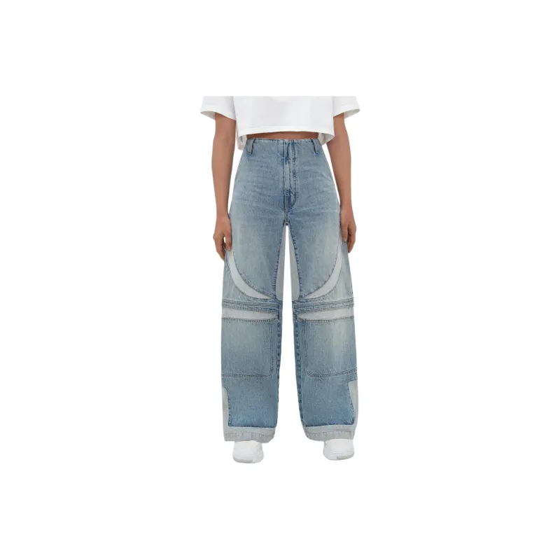 AMIRI Mid rise Wide leg Jeans-0