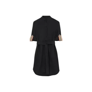 Burberry SS23 Short Sleeved Dresses Women's Black