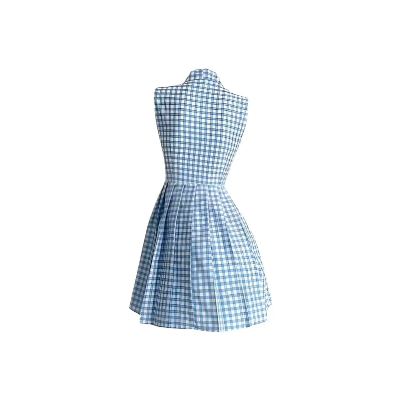 KEAB Sleeveless Dresses Women's Blue-1
