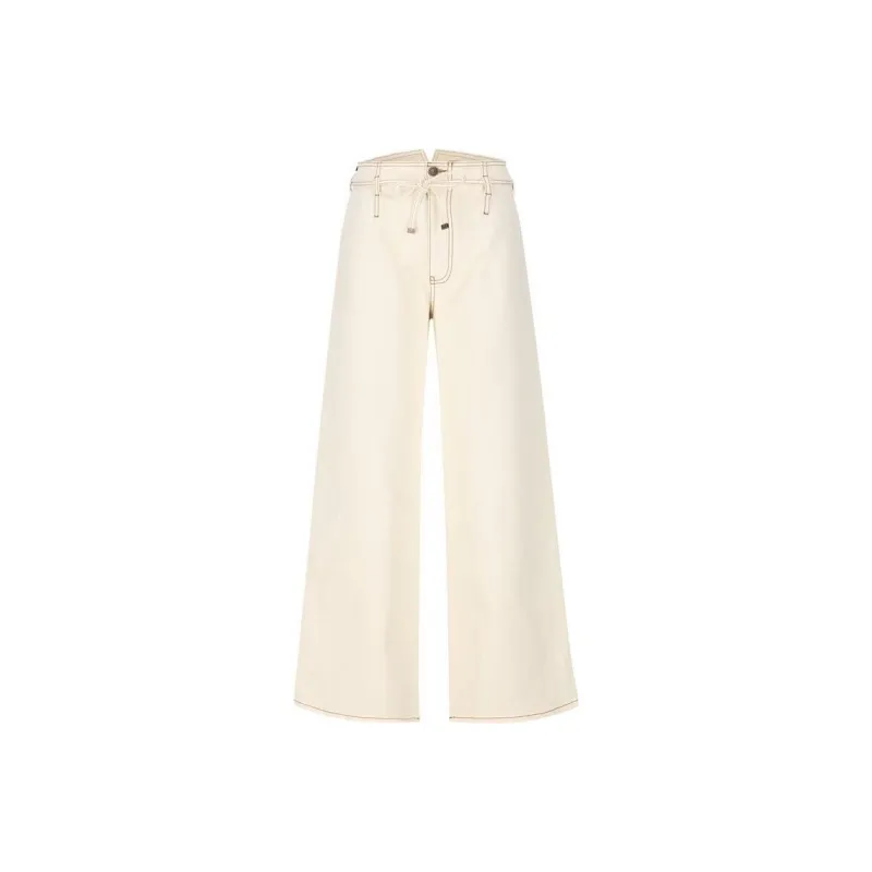 ETRO Tied Waist Wide Leg Jeans-0