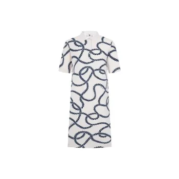 Tommy Hilfiger Short-Sleeved Dresses Women's Khaki Print 0G4