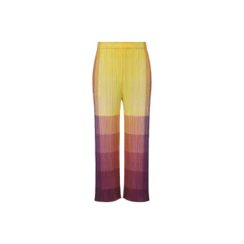 PLEATS PLEASE ISSEY MIYAKE Casual Pants Women's Yellow