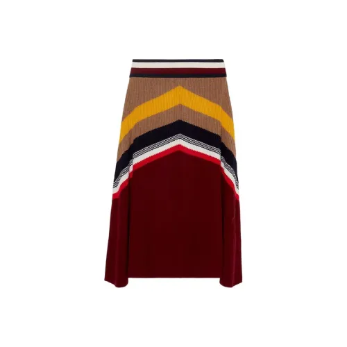Tommy Hilfiger x PENDLETON Knit Long Skirt Women's Red