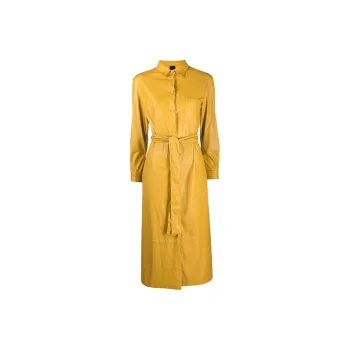 PINKO Long Sleeved Dress Women's Yellow