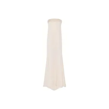 SAINT LAURENT FW22 Sleeveless Dress Women's White
