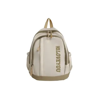 Single Warehouse Nylon Backpack Unisex Pink/Green/Black/Beige