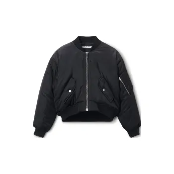 Alexander Wang Logo Embroidered Bomber Jacket
