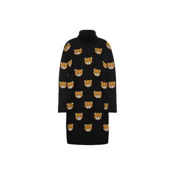 MOSCHINO Long-Sleeved Dresses Women's Black