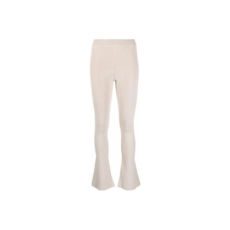 Jacquemus Flared Knitted Trousers-0