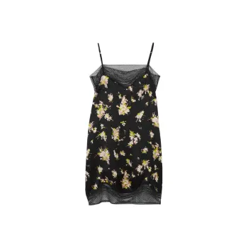 Burberry Slip Dresses Women's Black
