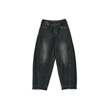 IEW.H Lantern Pants Jeans Women's Denim Black