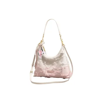 OCTSUI PU Underarm Crossbody Bag, Shoulder Bag Women's Ecru