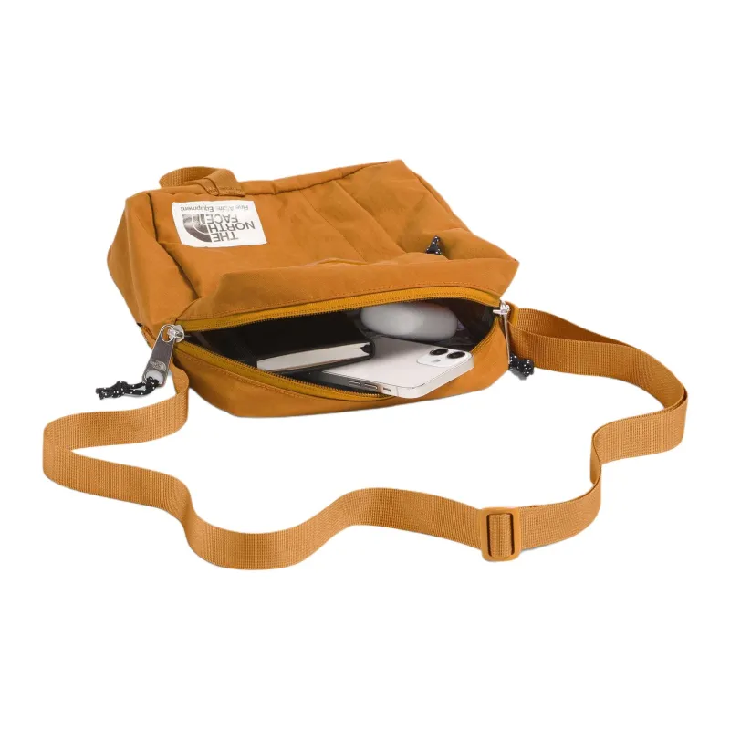 THE NORTH FACE Berkeley Recycled Nylon Crossbody Bag, Shoulder Bag Unisex Tan-1