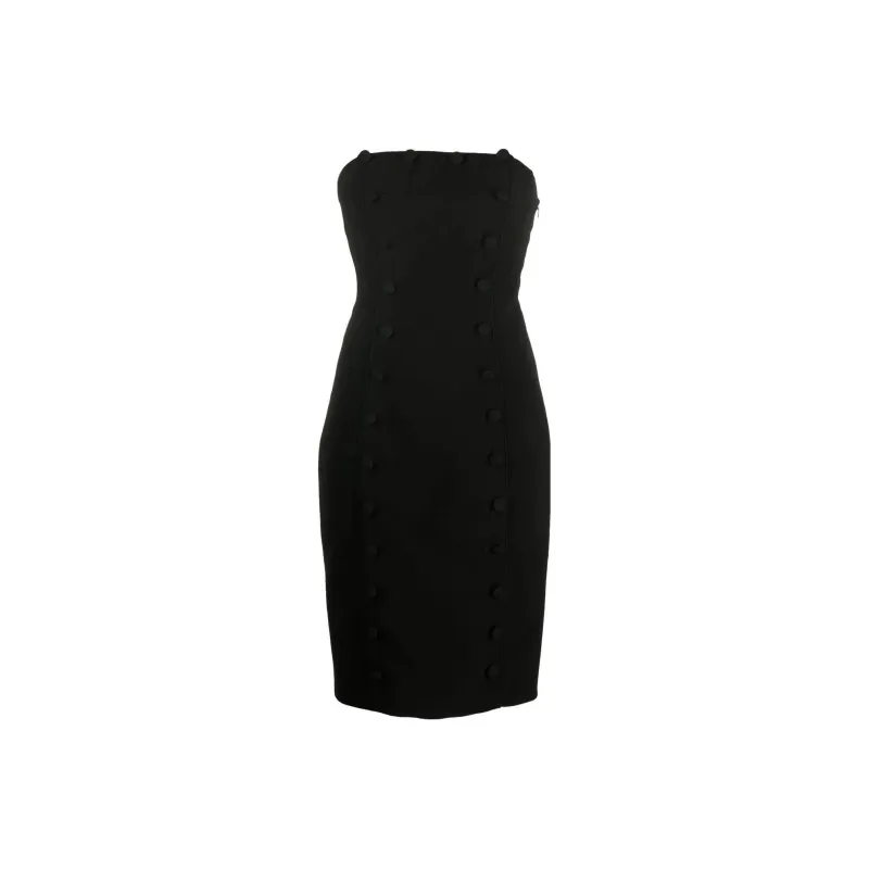 MOSCHINO Sleeveless Dresses Women's Black-0