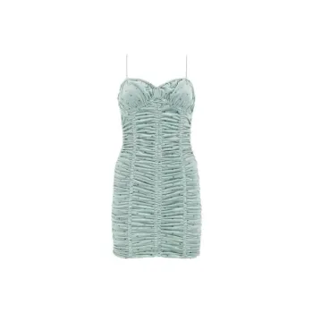 Rotate Slip Dresses Women's Green