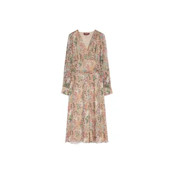 MaxMara Studio Long-Sleeved Dresses Women's Umber