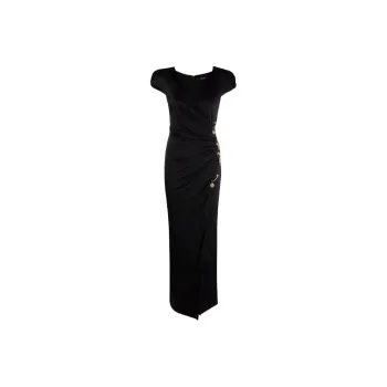 VERSACE Short Sleeved Dresses Women's Black