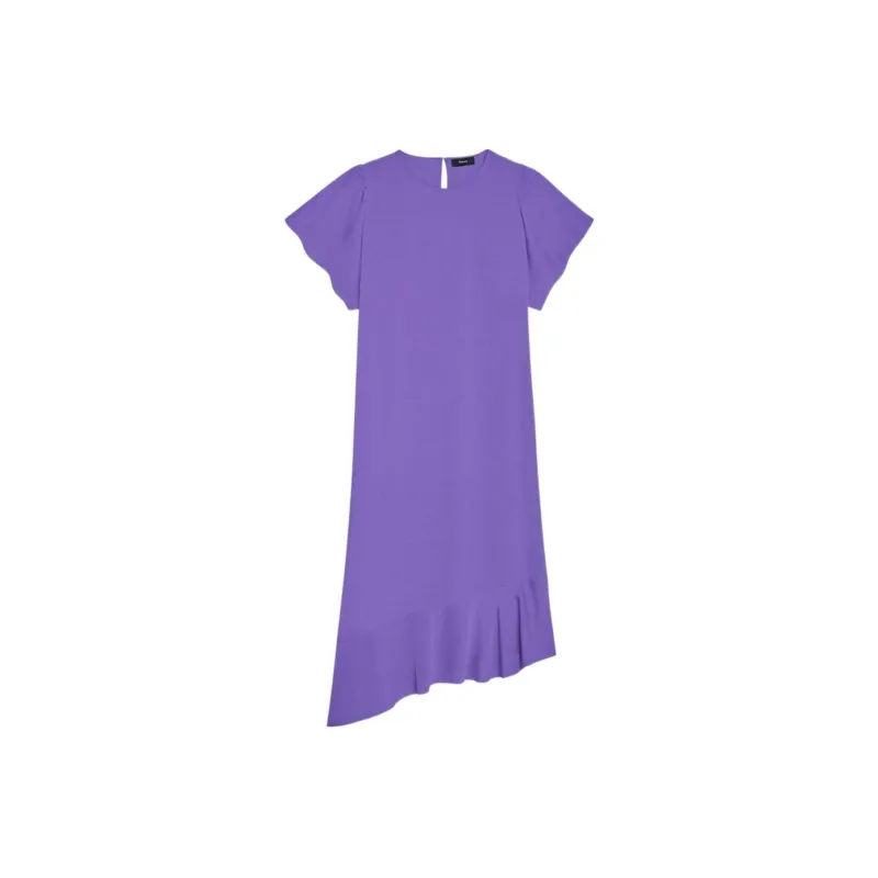 THEORY Short-Sleeved Dresses Women's Purple-0