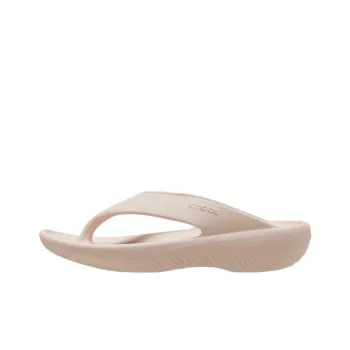 Crocs Mellow Abrasion Resistant Flip Flops Women's Light Pink