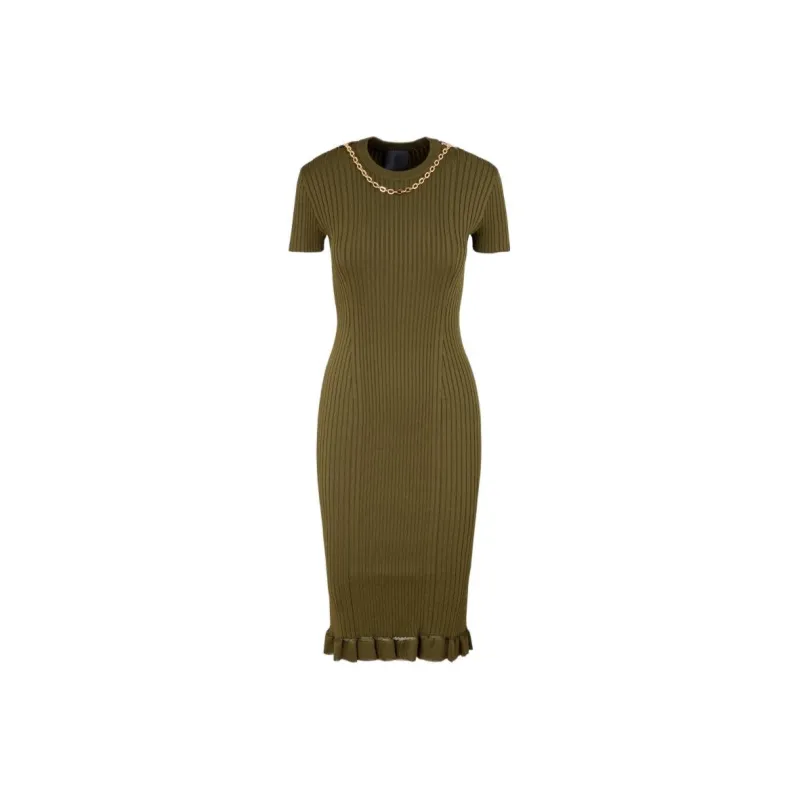 Givenchy Short-Sleeved Dresses Women's Green-0