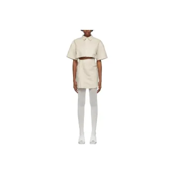 Jacquemus Short-Sleeved Dresses Women's Beige