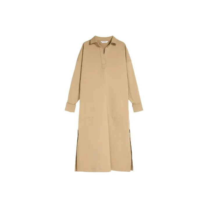 MaxMara Long Sleeved Dress Women's Camel-0