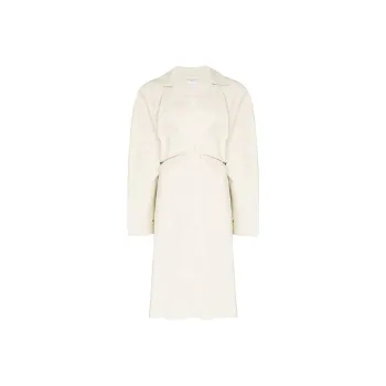 Bottega Veneta Long Sleeved Dresses Women's White
