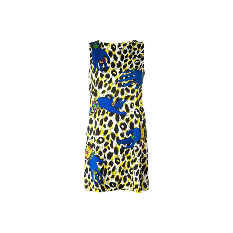 MOSCHINO Sleeveless Dresses Women's Multicolor-0