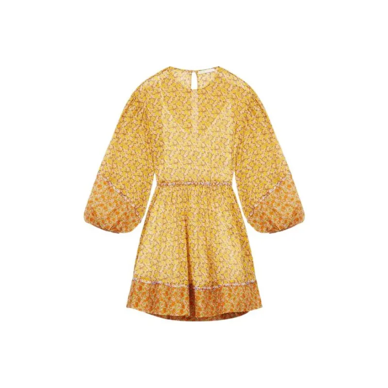 Maje Long-Sleeved Dresses Women's Yellow-0