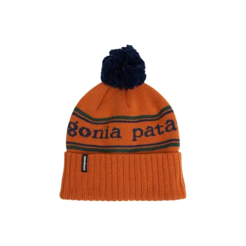 Patagonia Recycled Polyester Beanies Unisex Orange
