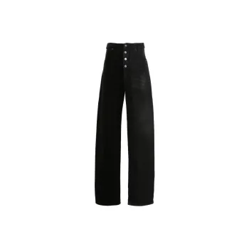 MM6 Maison Margiela Half And Half Wide leg Jeans