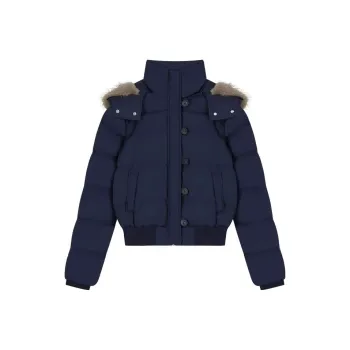 KEAB Puffer Jackets Women's Navy Blue