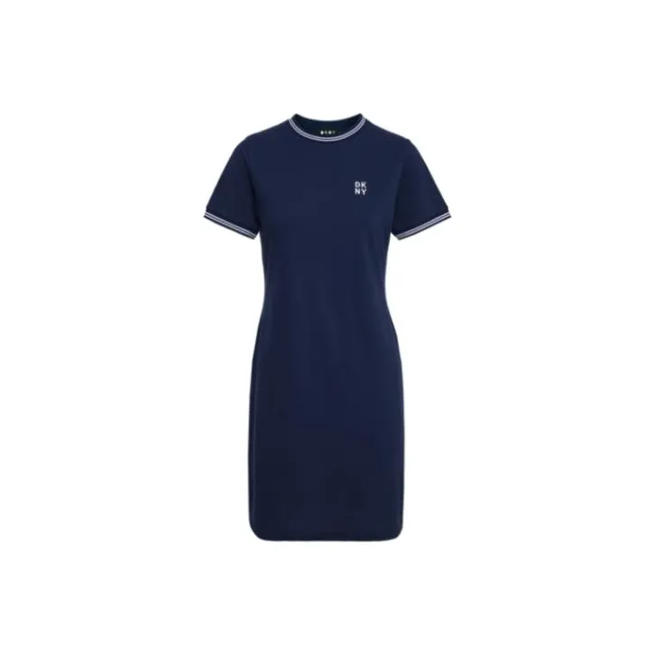 DKNY Short-Sleeved Dresses Women's Navy Blue-0