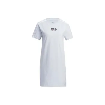 Adidas Neo Short Sleeved Dresses Women's Blue