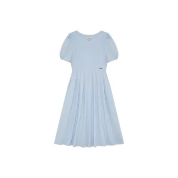 Teenie Weenie Short Sleeved Dress Women's Light Blue